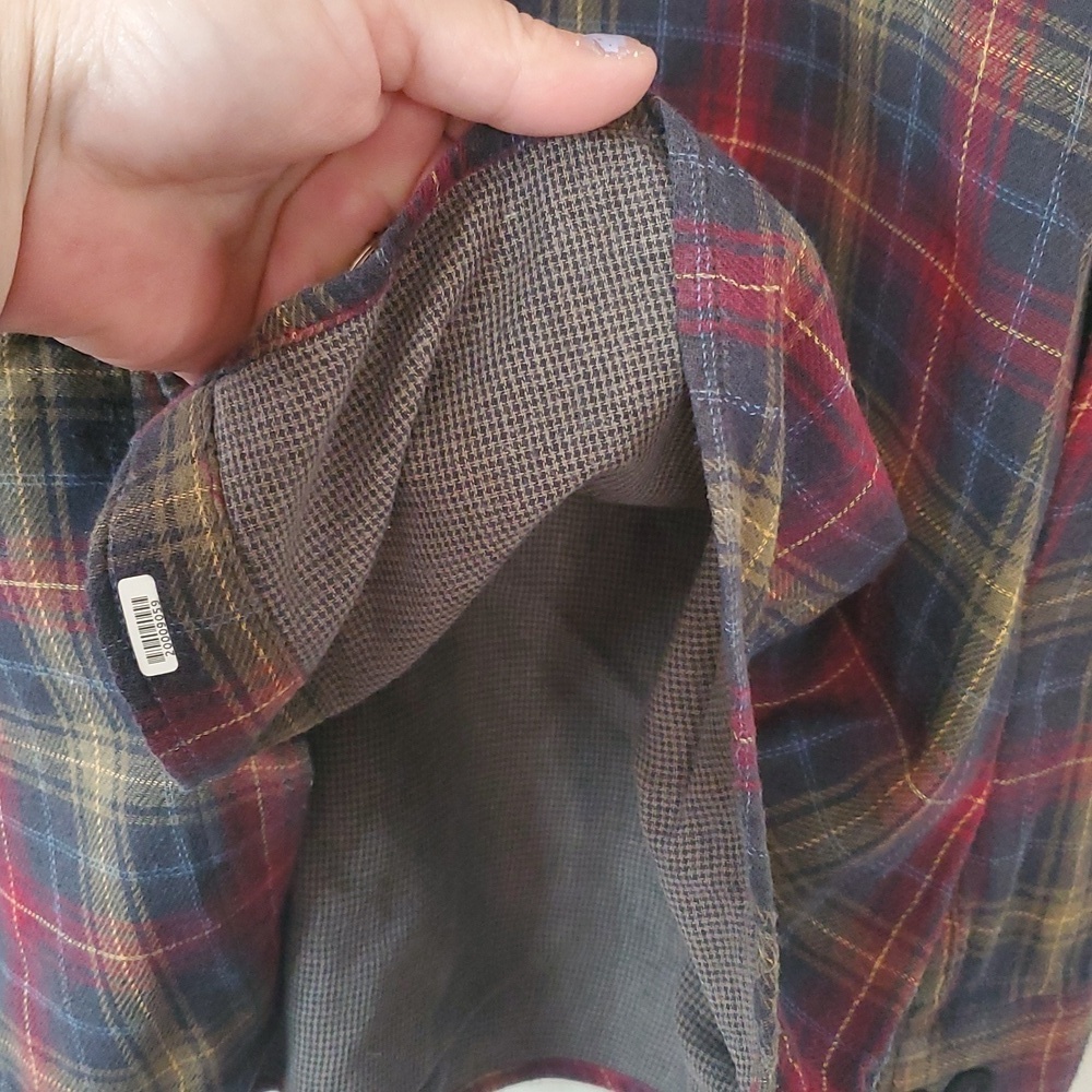 Carbon2Cobalt Mens Plaid Flannel Size Extra Large Lined Cotton Lumberjack Preppy - Picture 2 of 10